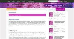 Desktop Screenshot of culturalscience.org